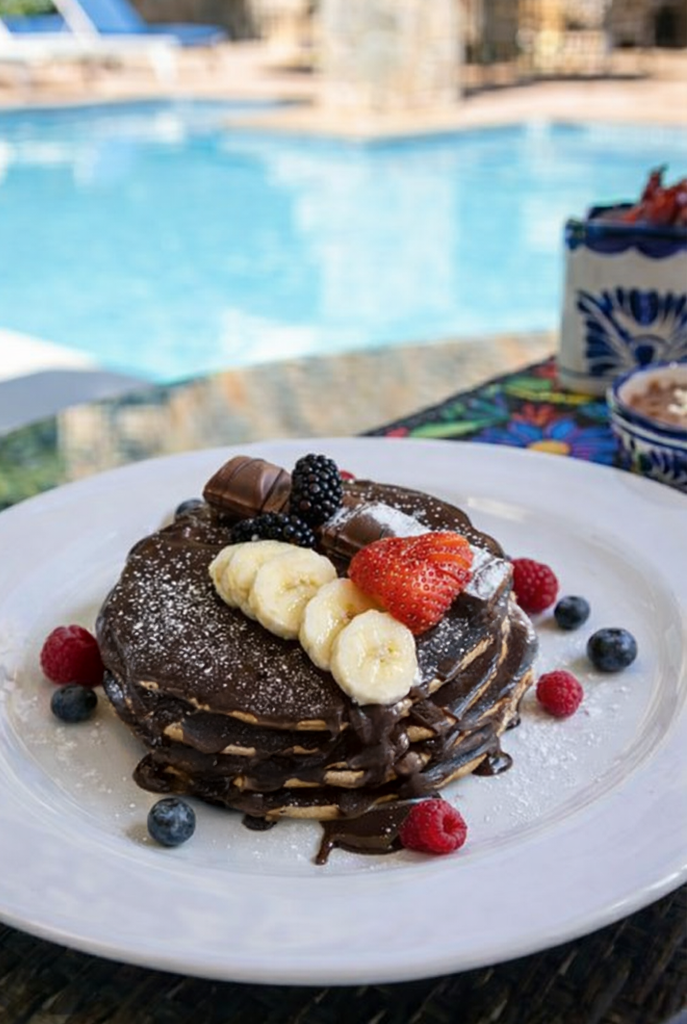 Hot cakes de cocoa